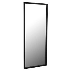 Schwarzer Garderoben Spiegel 60 cm breit die Wandmontage günstig online kaufen