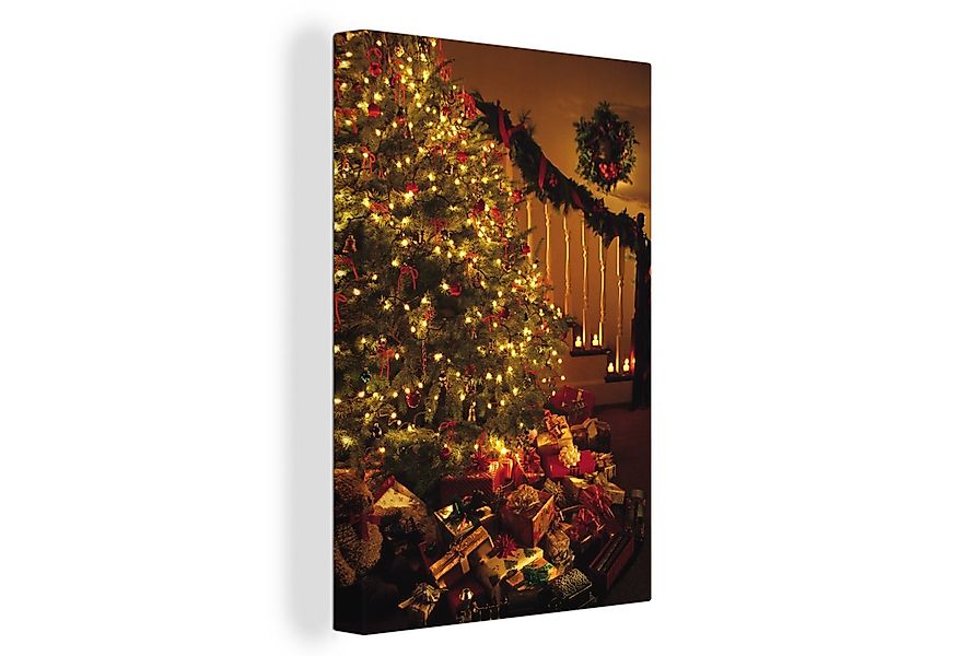 OneMillionCanvasses® Leinwandbild Weihnachten - Weihnachtsbaum - Weihnachts günstig online kaufen