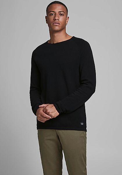Jack & Jones Rundhalspullover JJEHILL Einfarbiger günstig online kaufen