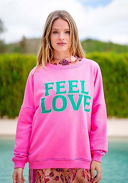 Miss Goodlife Sweatshirt Miss Goodlife MG11165 Feel Love, flash rose günstig online kaufen