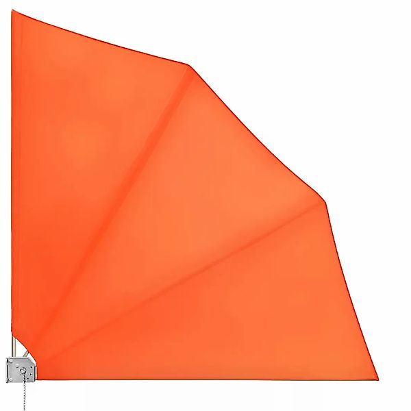 Balkonfächer Orange 140x140cm klappbar günstig online kaufen