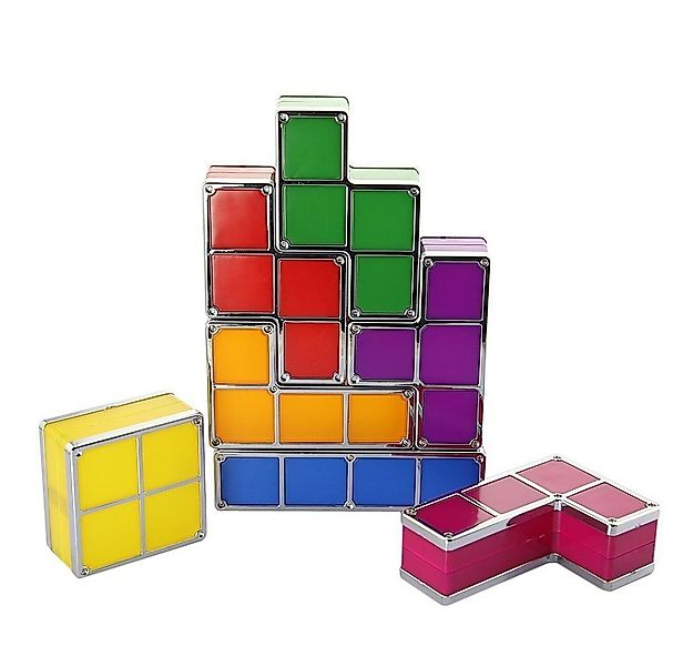 Goods+Gadgets LED Schreibtischlampe GOODS+GADGETS LED Tetris Block Lampe – günstig online kaufen