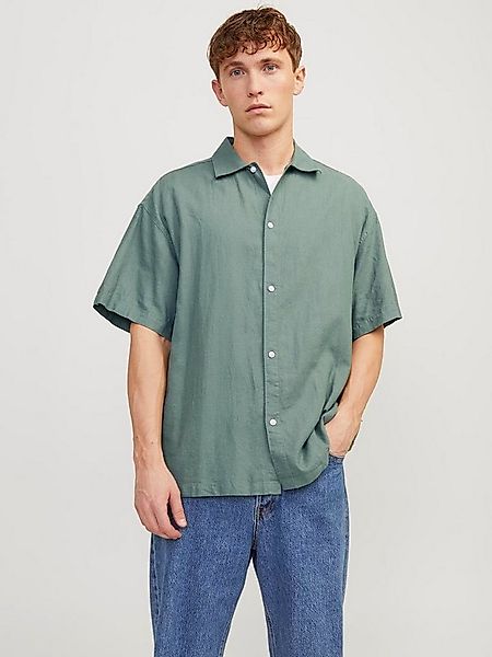 Jack & Jones Kurzarmhemd JORFARO LINEN OVERSIZED SHIRT SS SN günstig online kaufen