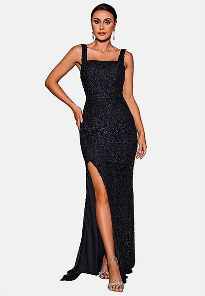 Moda Minx Jerseykleid Freya Long Slit Dress mit wunderschönem Rückenausschn günstig online kaufen