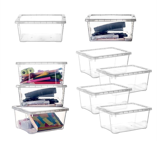 BigDean Aufbewahrungsbox Aufbewahrungsboxen mit Deckel 1,7L günstig online kaufen