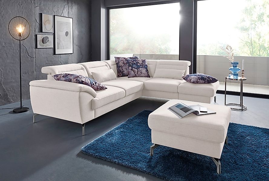 sit&more Hocker "Percy", Fußhöhe 15cm, wahlweise mit unterschiedlichen Fußf günstig online kaufen