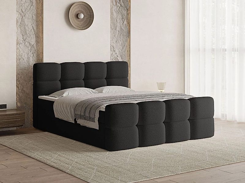 GrainGold Boxspringbett mit Bettkästen RIVON, Modern günstig online kaufen