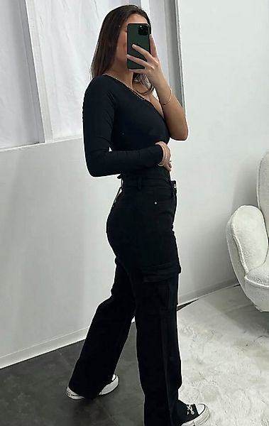 HELLO MISS Cargojeans Trending Cargohose mit breite Beine, Wide Leg Cargo J günstig online kaufen