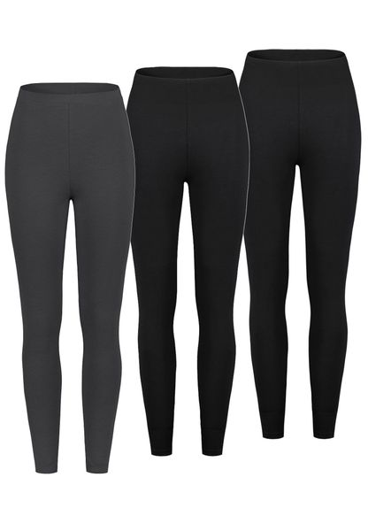 SUBLEVEL Leggings 3er-Pack hoher Bund elastisch günstig online kaufen
