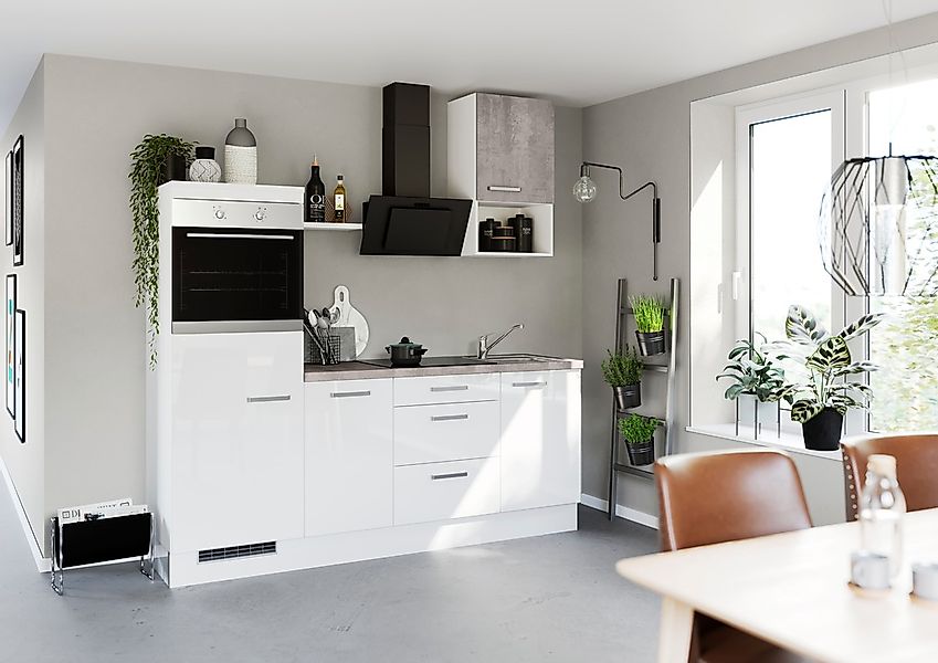 IMPULS KÜCHEN Küchenzeile ""Turin", Ausrichtung wählbar, Schubkästen mit So günstig online kaufen