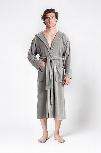 my home Herrenbademantel Sina, ideal für Sauna & Spa, Hotelbademantel, Morg günstig online kaufen