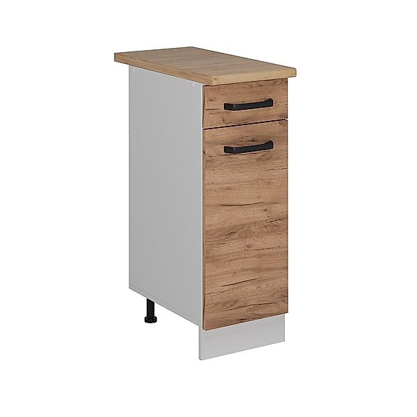 Vicco Unterschrank R-Line, Goldkraft Eiche/Weiß, 30 günstig online kaufen