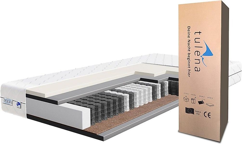 Taschenfederkernmatratze orthopädische 7-Zonen, zwei unterschiedlich feste günstig online kaufen