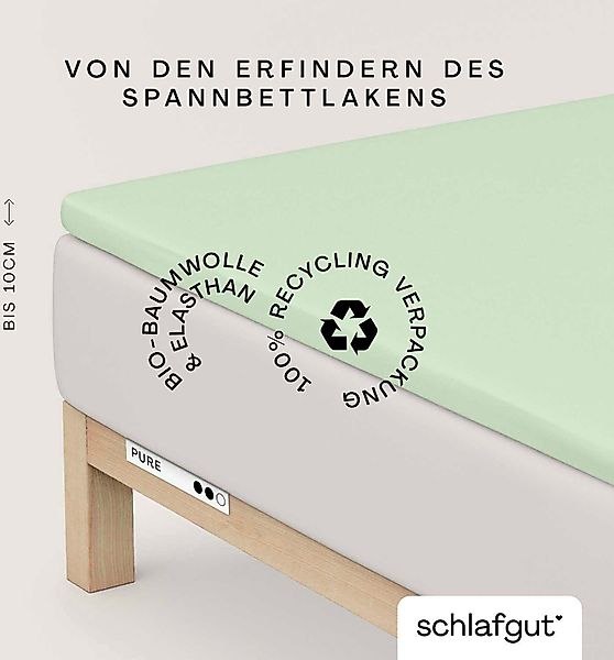 Schlafgut Spannbettlaken PURE TOPPER in Gr. günstig online kaufen