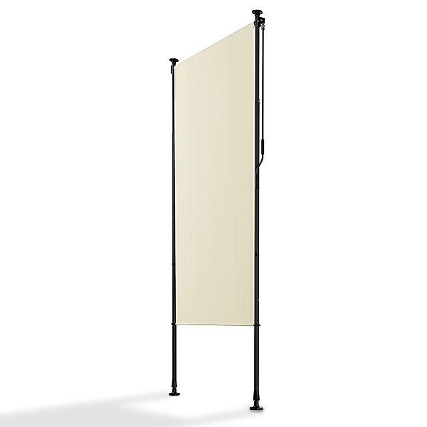 Juskys Senkrechtmarkise Barbados 100 x 310 cm Beige günstig online kaufen