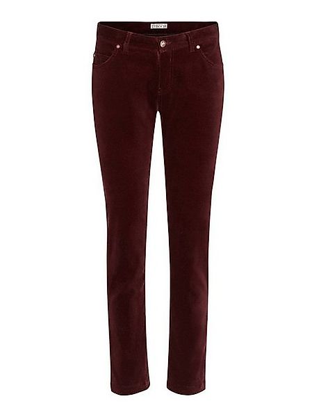 Brigitte von Boch 7/8-Hose Consett Samt-7/8-Hose burgund günstig online kaufen