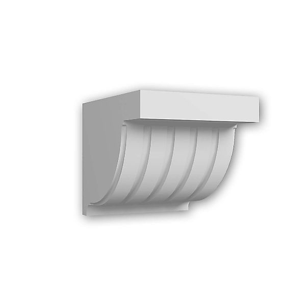 PROFHOME 119801 Konsole Zierelement Wandboard, 12,7 cm x 12 cm x 10 cm Weiß günstig online kaufen