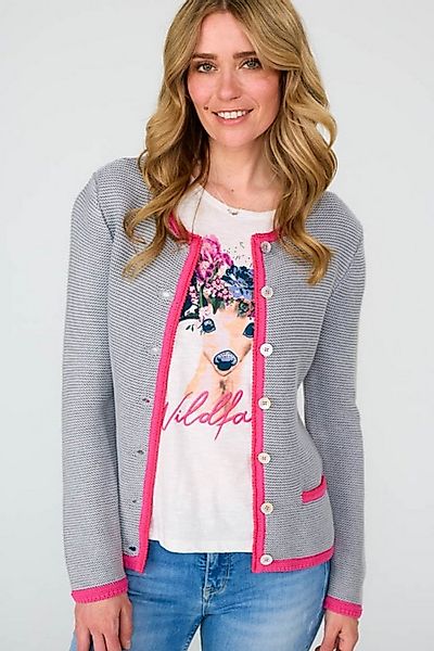 Lieblingsstück Trachtenstrickjacke Strickjacke Damen - ZARA - steeple grey günstig online kaufen