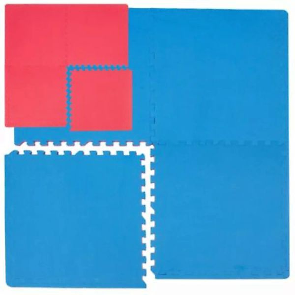 eyepower Trainingsmatten Puzzlematte Sportmatte im Set 2-farbig Rot / Blau günstig online kaufen