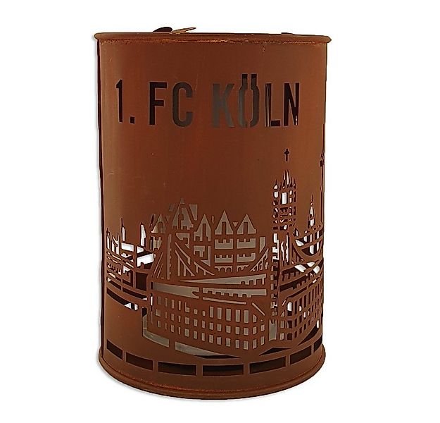1. FC Köln Außen-Tischleuchte 1. FC Köln Solar Fackelleuchte "Skyline" günstig online kaufen