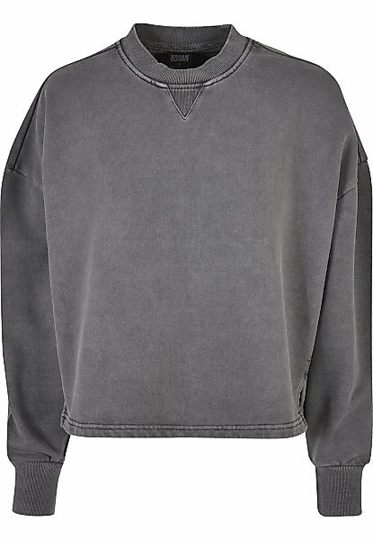 URBAN CLASSICS Sweater "Urban Classics Damen Ladies Heavy Terry Garment Dye günstig online kaufen