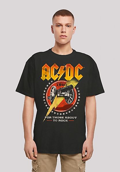 F4NT4STIC T-Shirt "ACDC Rock Band Shirt For Those About To Rock 1981" Print günstig online kaufen