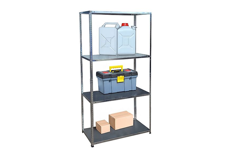 relaxdays Schwerlastregal Lagerregal aus Stahl 160 kg günstig online kaufen