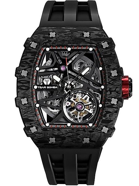 Tsar Bomba Automatikuhr Tsar Bomba TB8209CF-01 Herrenuhr Elemental Karbonfa günstig online kaufen