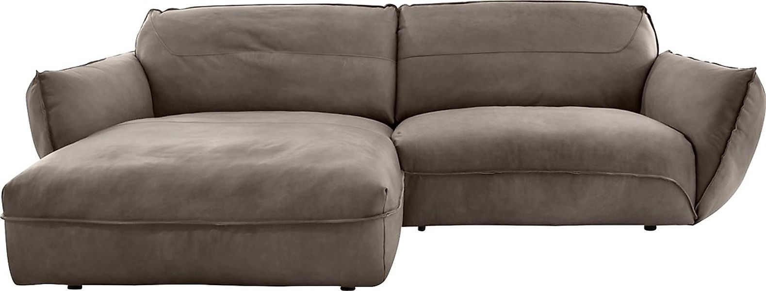 BETYPE Ecksofa "Be Type Be Chilled, Mega Sofa, Bezug: hochwertiges Anilinle günstig online kaufen