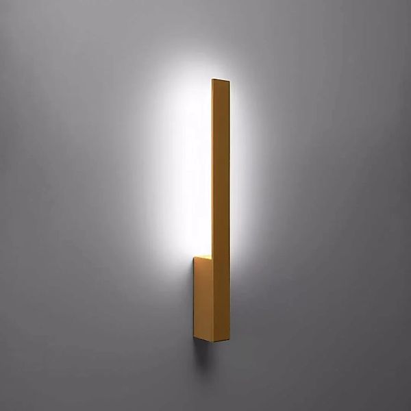 famlights | LED Wandleuchte Laren in Gold 10W 920lm 4000K günstig online kaufen