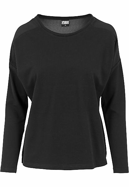 URBAN CLASSICS Sweatshirt "Urban Classics Damen Ladies Oversize Chiffon Cre günstig online kaufen