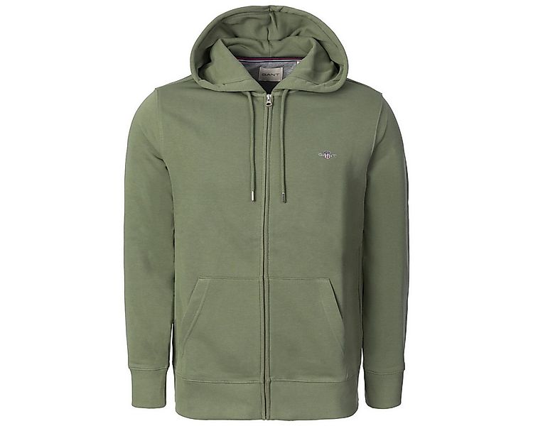 Gant Kapuzenpullover Reg Shield Full Zip Herren Hoodie, Pullover, Sweatshir günstig online kaufen