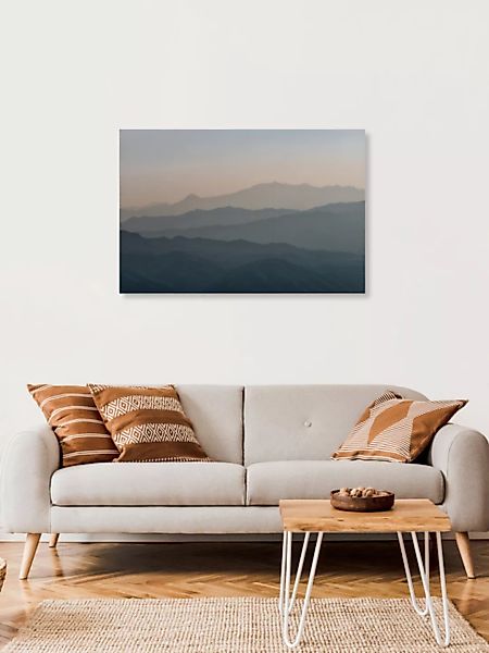 Poster / Leinwandbild - Layered Mountainscape günstig online kaufen