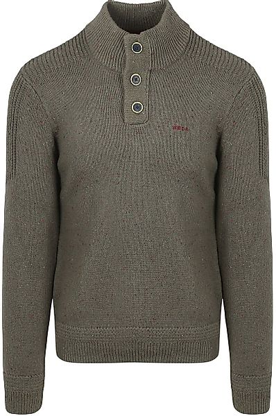 NZA Pullover Mocker Conor Melange Armeegrau - Größe 3XL günstig online kaufen