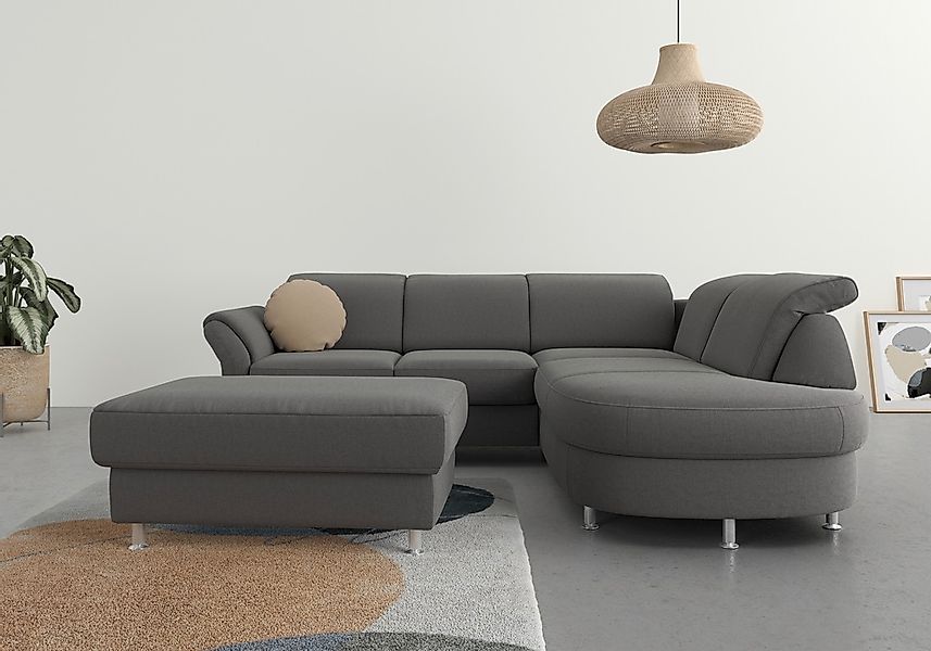 sit&more Ecksofa "Apulia L-Form", wahlweise Bettfunktion, Bettkasten und Ko günstig online kaufen