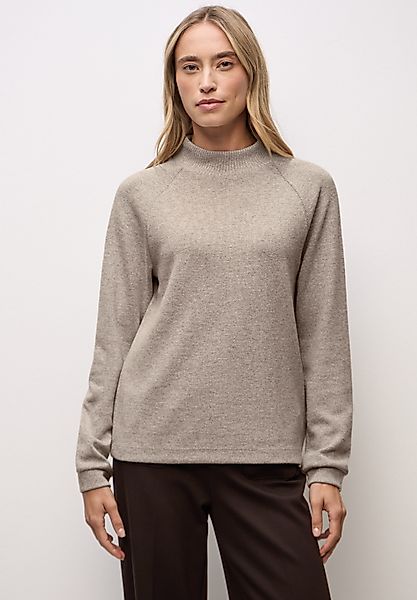 STREET ONE Langarmshirt im Melange Look günstig online kaufen