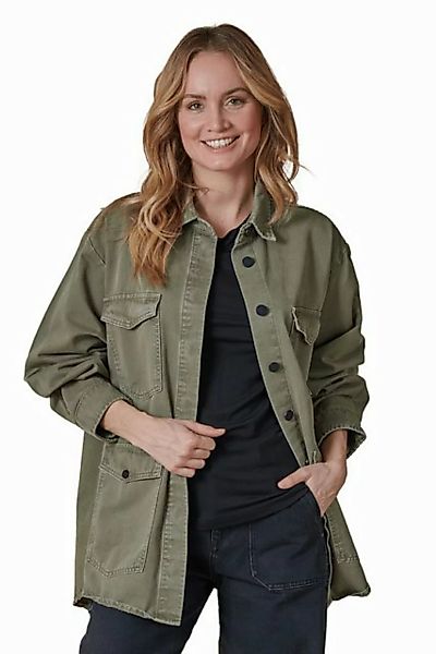 Zhrill Jeansjacke Jeansjacke ZHLACKY Grün (0-St) angenehmer Tragekomfort günstig online kaufen