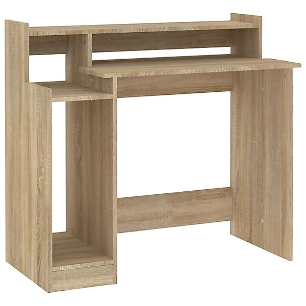 vidaXL Schreibtisch mit LEDs Sonoma-Eiche 97x45x90 cm Holzwerkstoff 805555 günstig online kaufen