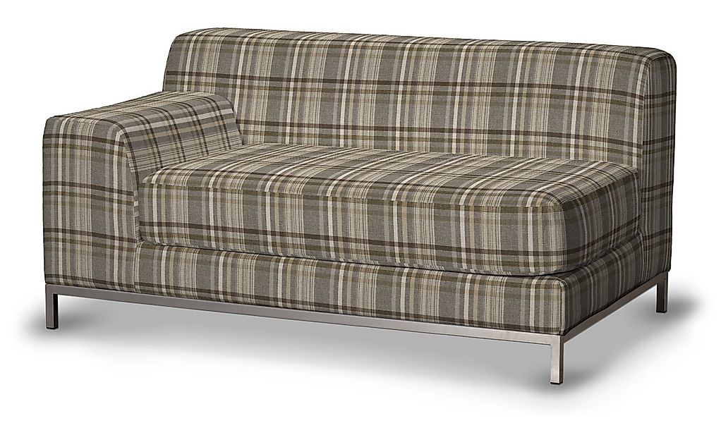 Bezug für Kramfors 2-Sitzer Sofa, Lehne links, braun- beige, Bezug für Kram günstig online kaufen