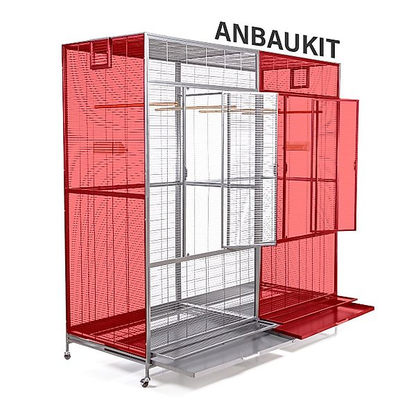 Montana Cages Vogelkäfig Anbaukit für Vogelvoliere günstig online kaufen