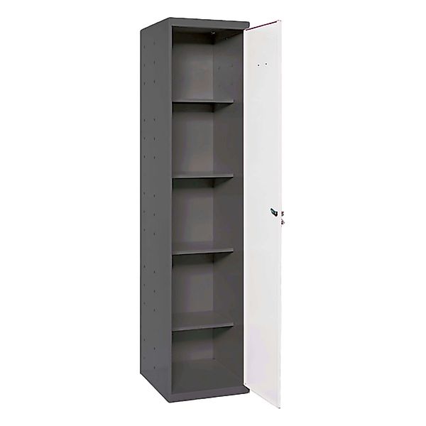 PROREGAL Putzmittelschrank AMEGO HxBxT 180 x 40 x 40 cm 4x Fachboden Weiß-A günstig online kaufen