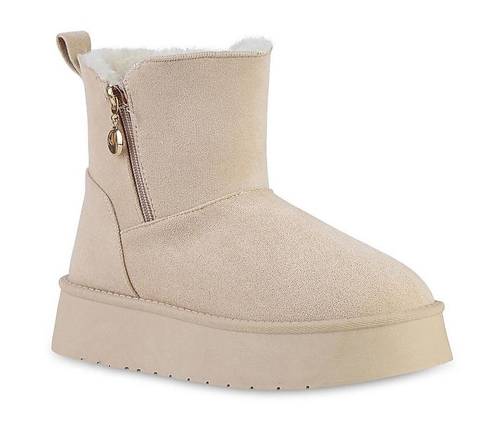 VAN HILL 841457 Winterstiefelette Damen Warm Gefüttert Winter Boots Stiefel günstig online kaufen