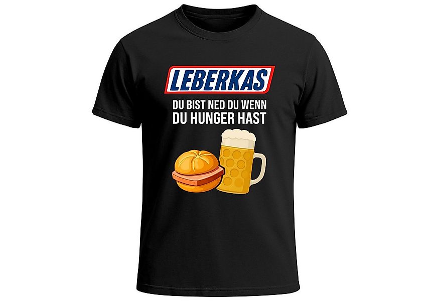 MoonWorks Print-Shirt Herren T-Shirt für das Oktoberfest Leberkässemmel Leb günstig online kaufen