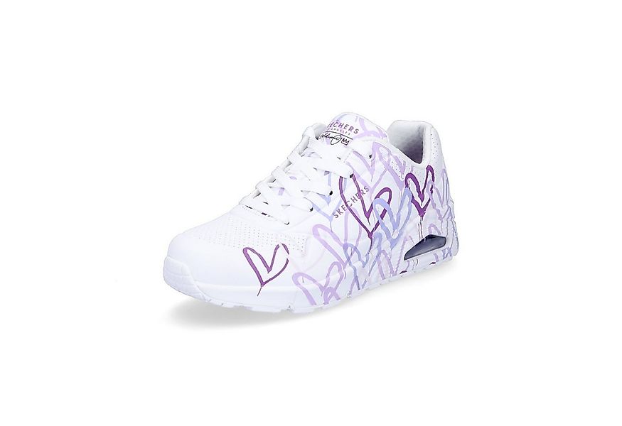 Skechers Skechers JGoldcrown Damen Sneaker UNO Spread The Love weiß lila Sn günstig online kaufen