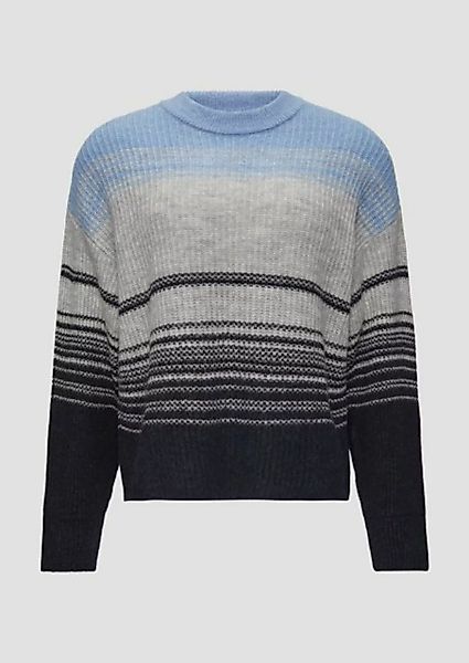 s.Oliver Strickpullover Gestreifter Strickpullover im Relaxed Fit günstig online kaufen