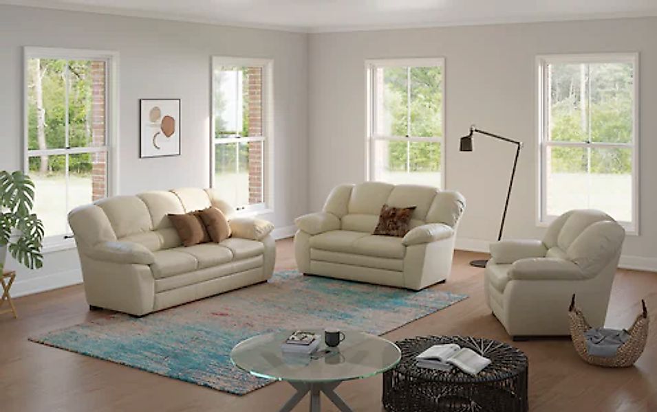 COTTA Polstergarnitur »Casino« Set, 3 Stk. tlg. Sessel, 2-Sitzer, 2,5-Sitze günstig online kaufen