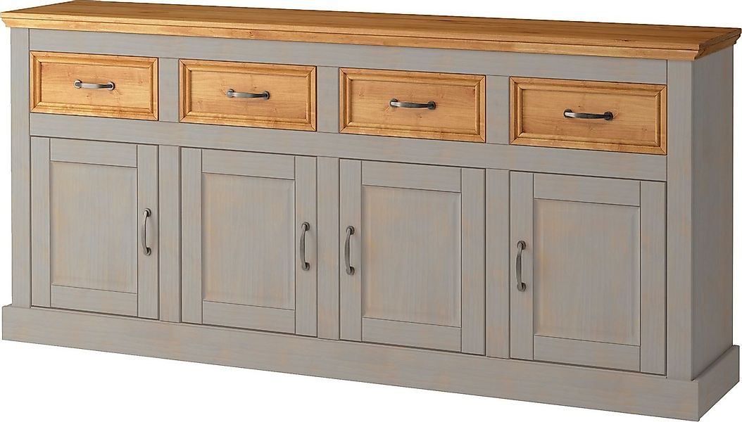 Home affaire Sideboard Selma, Kommode mit 4 Türen und 4 Schubkästen. Breite günstig online kaufen
