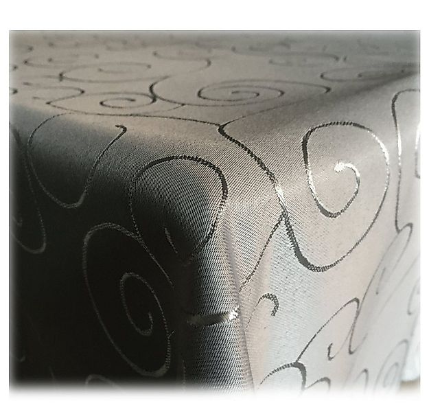 JEMIDI Tischdecke Tischdecke Ornamente Seidenglanz Edel Tisch Decke Tafelde günstig online kaufen