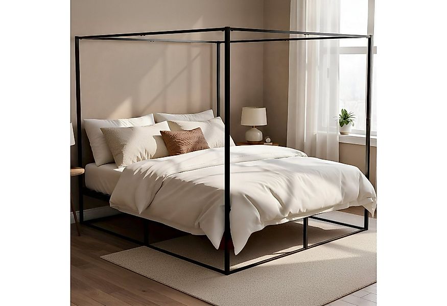 CLP Metallbett Batoni (1er), Himmelbett aus Metall, mit Lattenrost günstig online kaufen