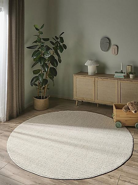 benuta Teppich Lilibeth, rund, Höhe: 11 mm, Kunstfaser, Berber, Ethno-Style günstig online kaufen